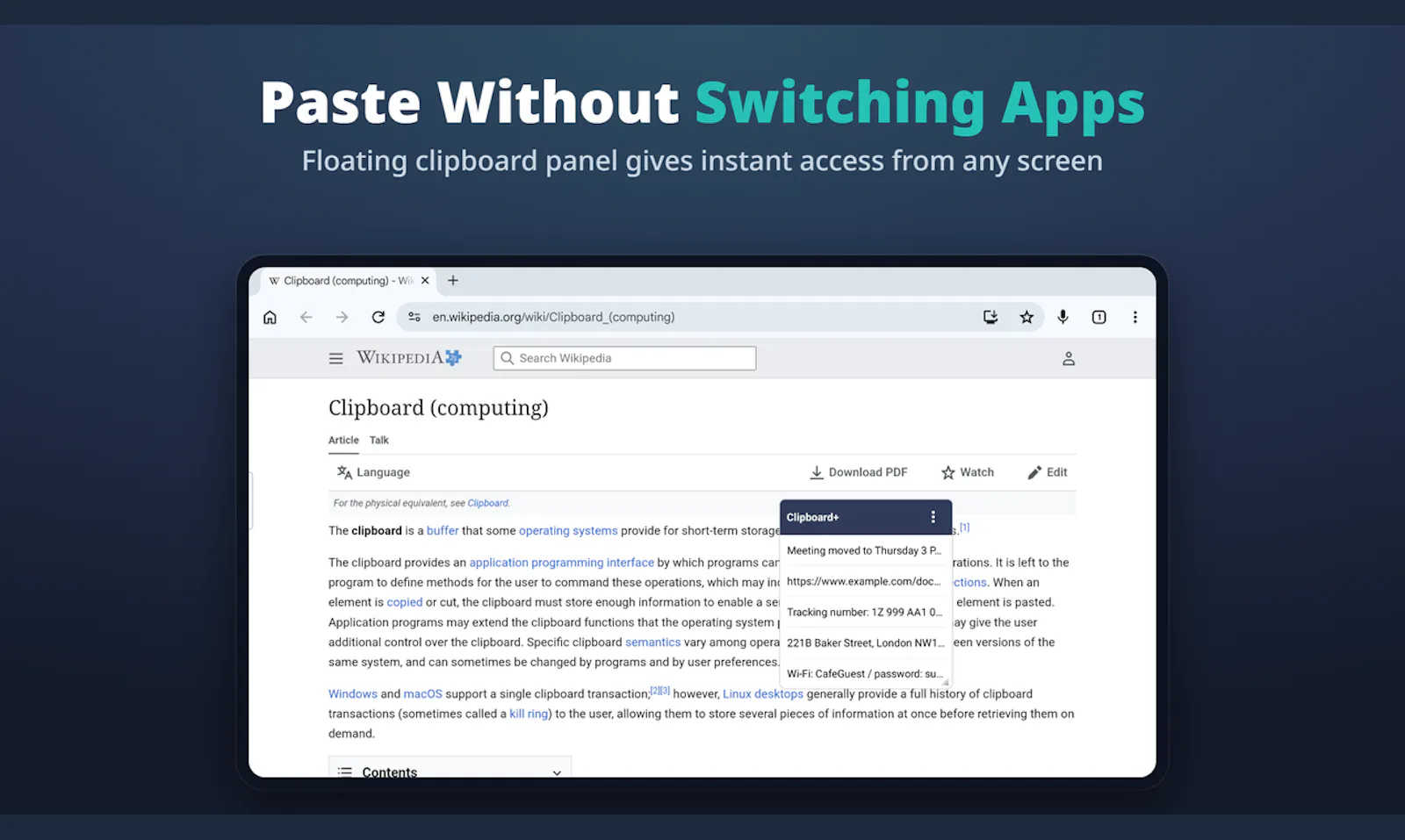 Clipboard+ screenshot 5