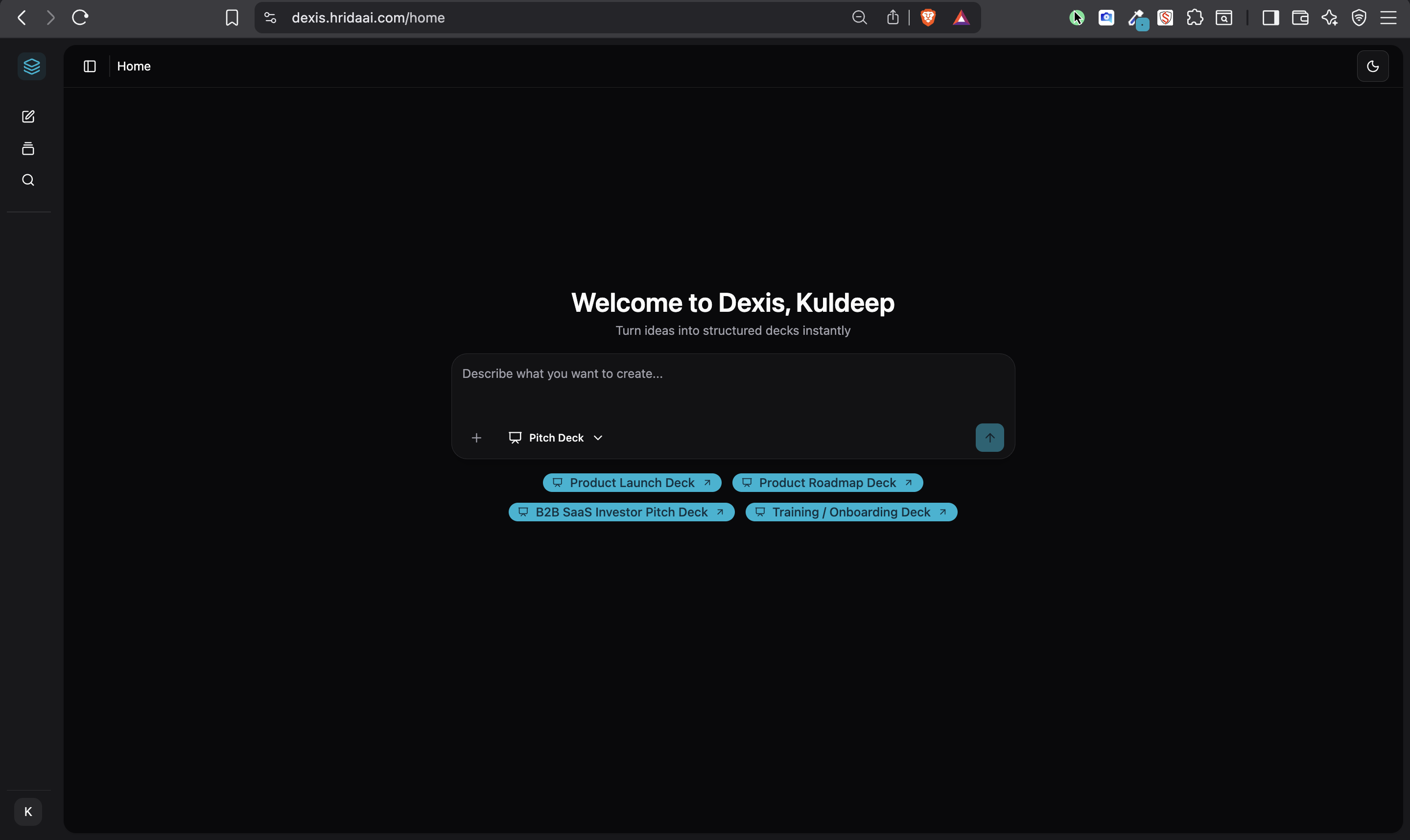 Dexis - Screenshot 2 showing product features and functionality