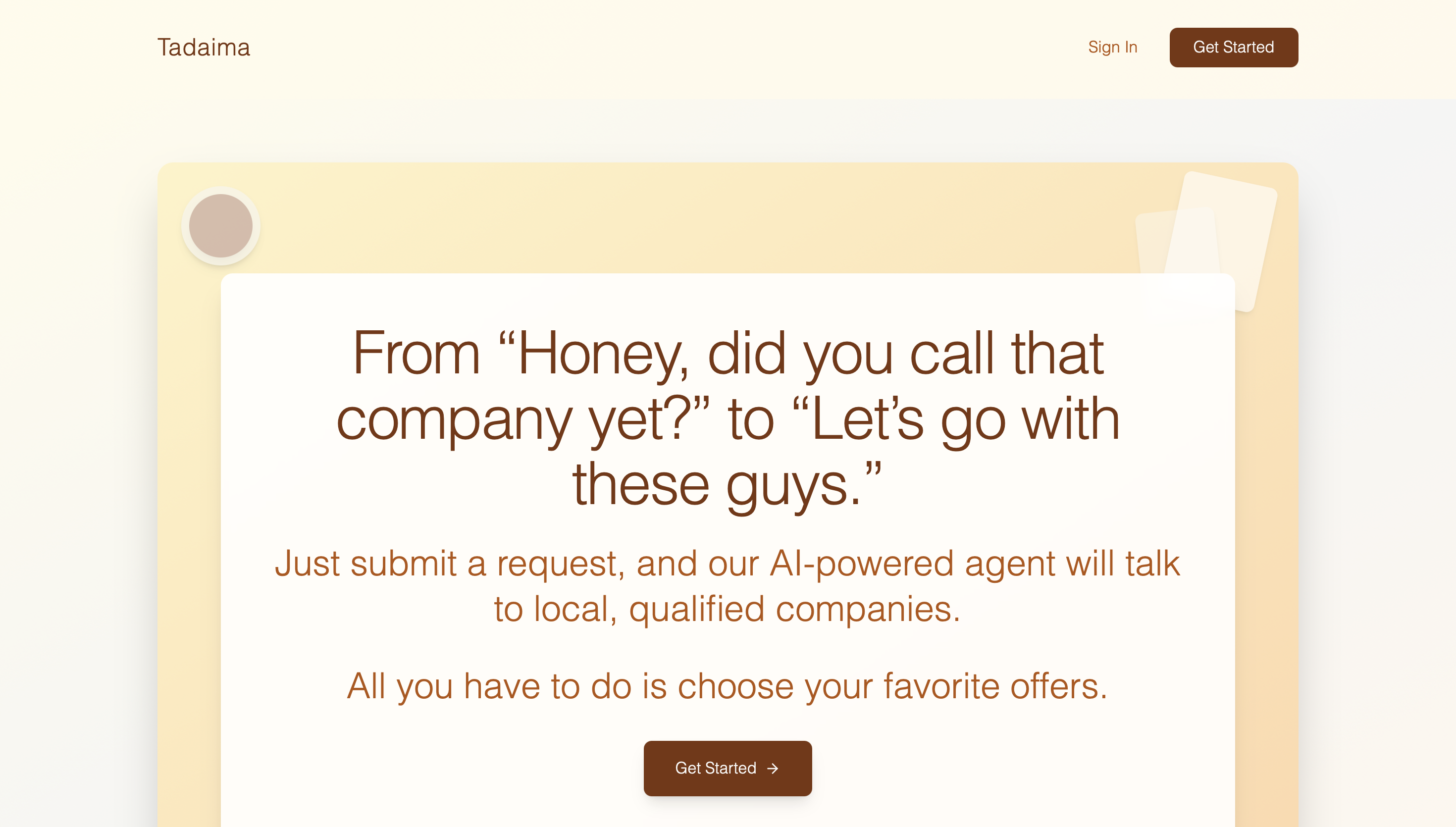 Tadaima gallery image