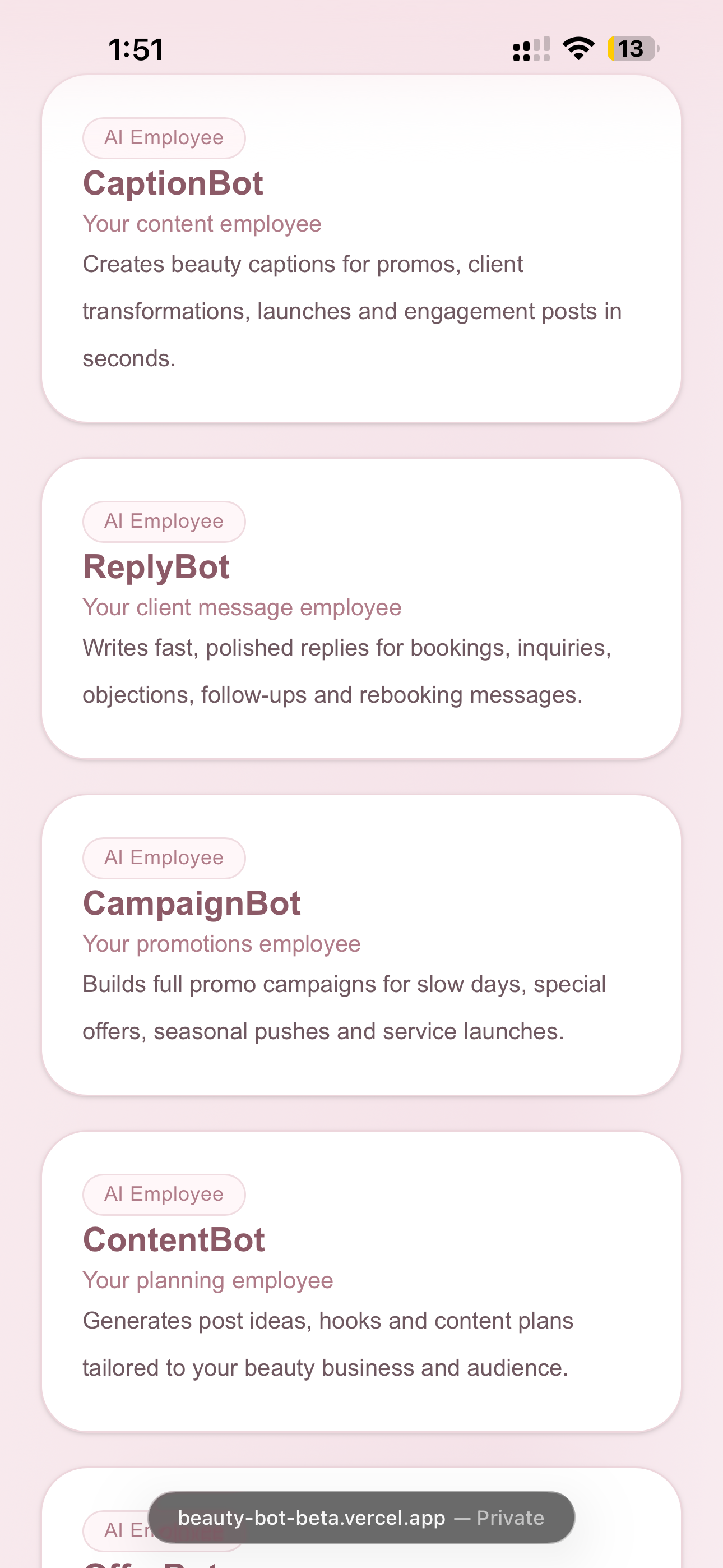 BeautyBot gallery image