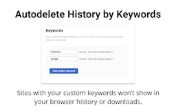 Autodelete History by Keywords media 1