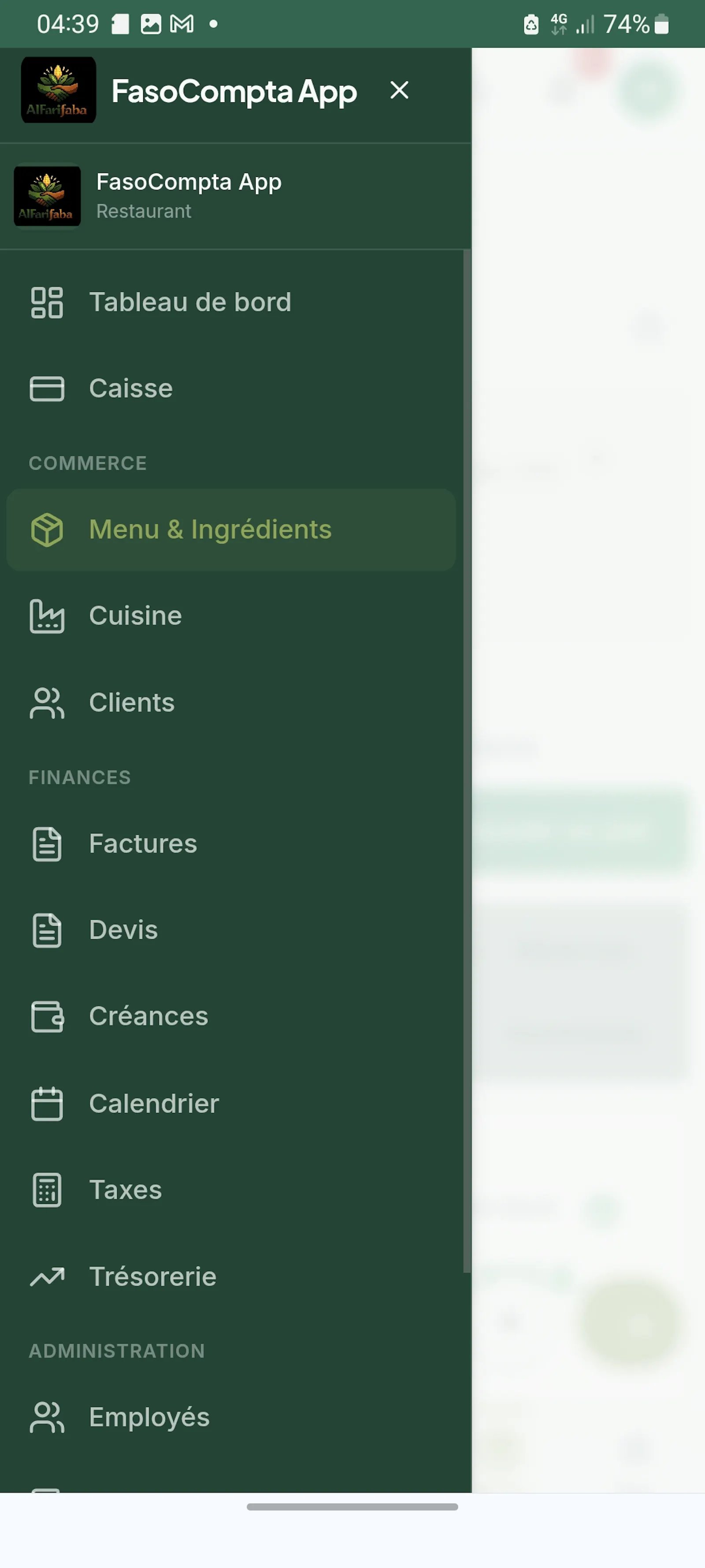 FasoCompta screenshot 2