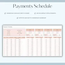 Debt Payoff Planner & Tracker Excel gallery image