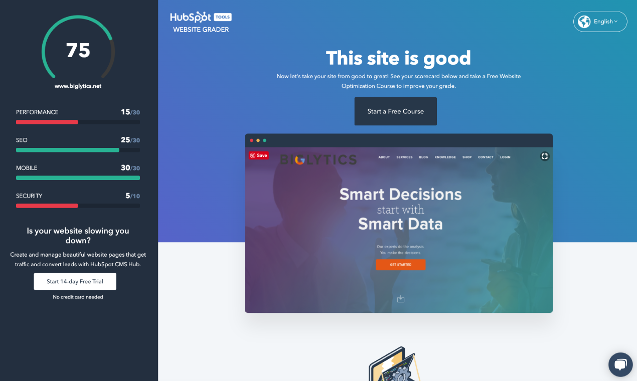 Mobile App Grader Image
