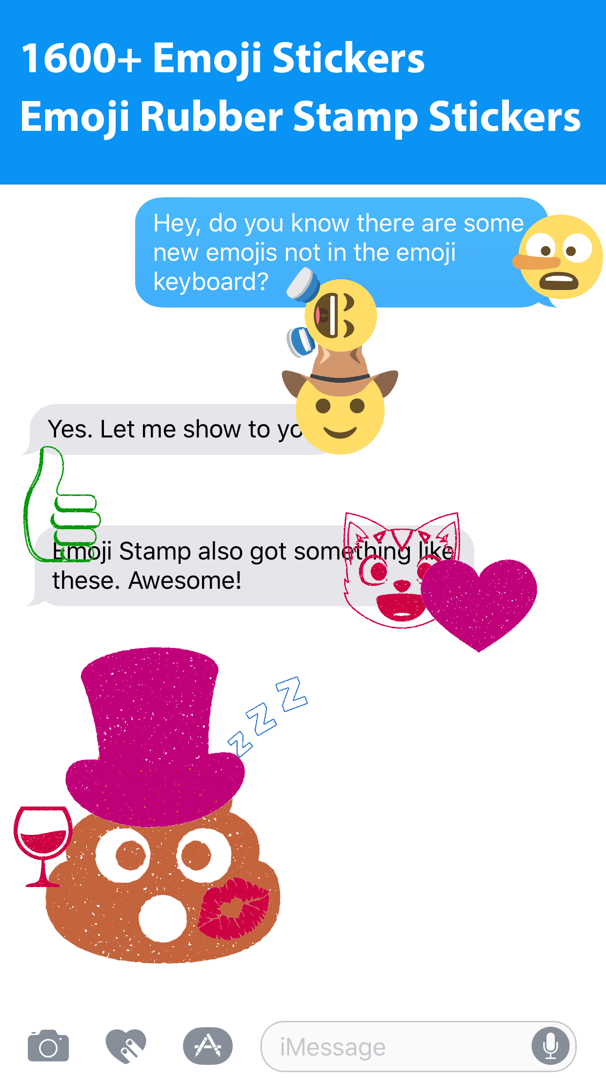 Emoji Stamp for iMessage gallery image