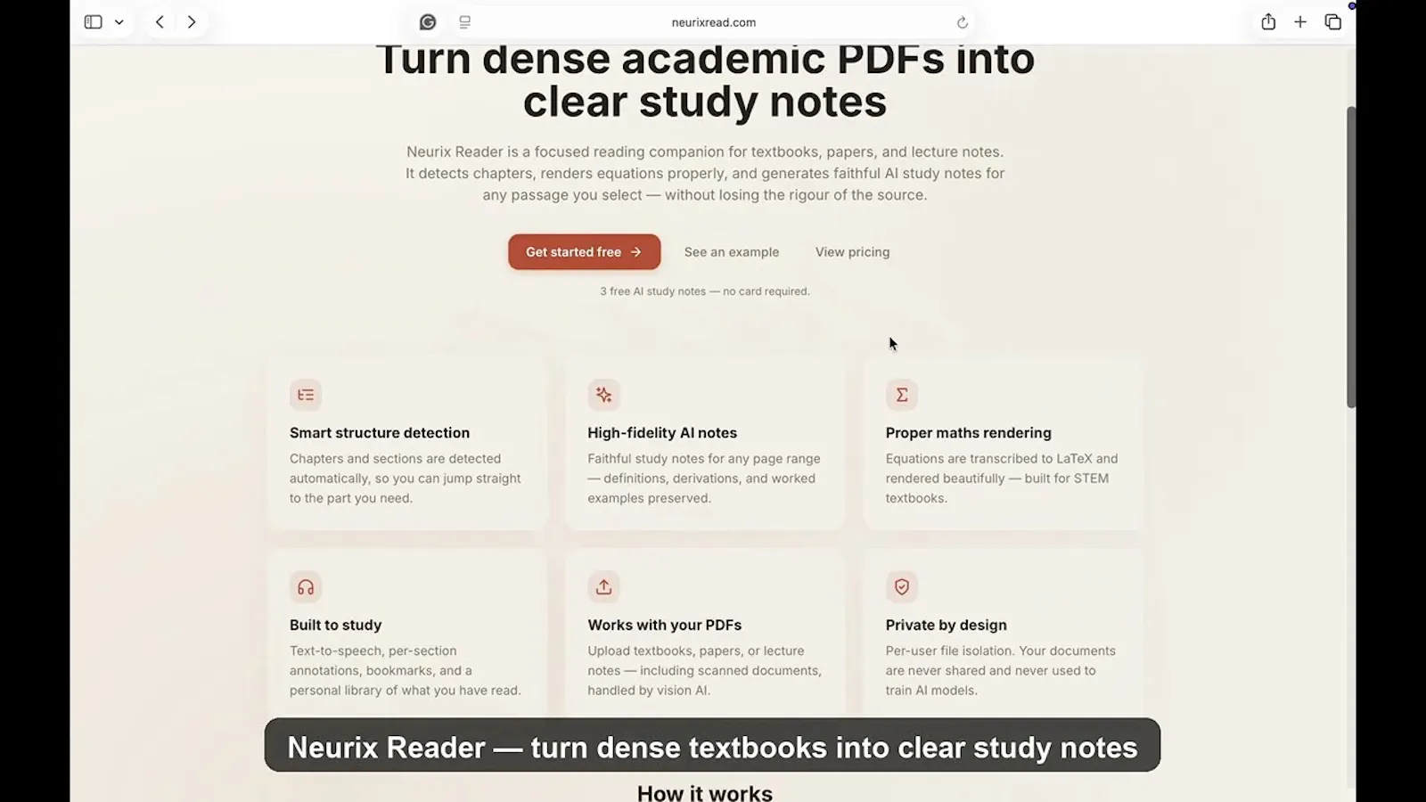 Neurix Reader screenshot 1 (video preview)