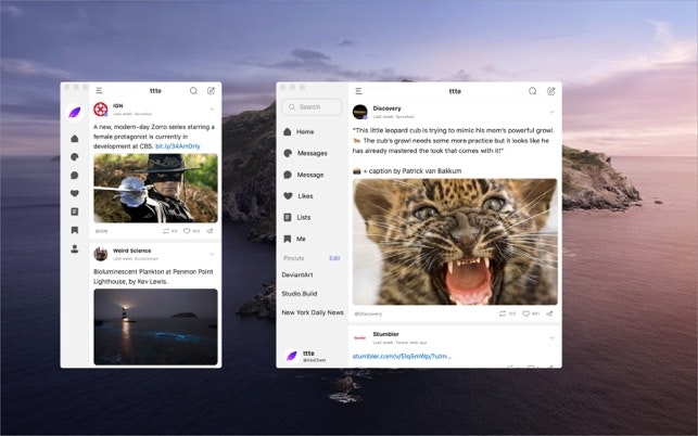 ttte for Twitter macOS version gallery image