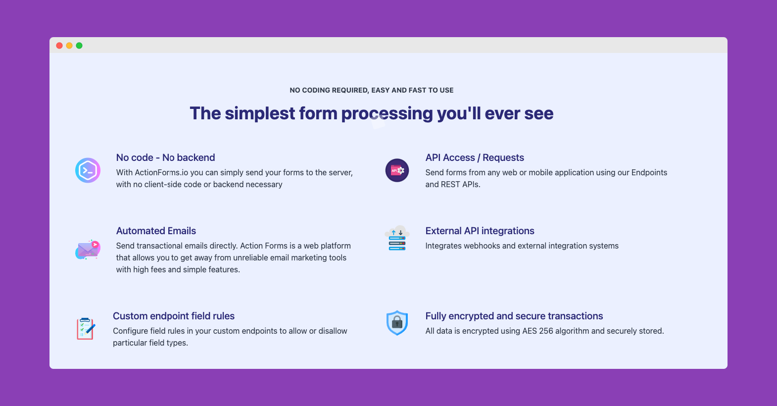 ActionForms.io gallery image