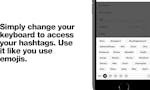 Hashtag Key iOS image