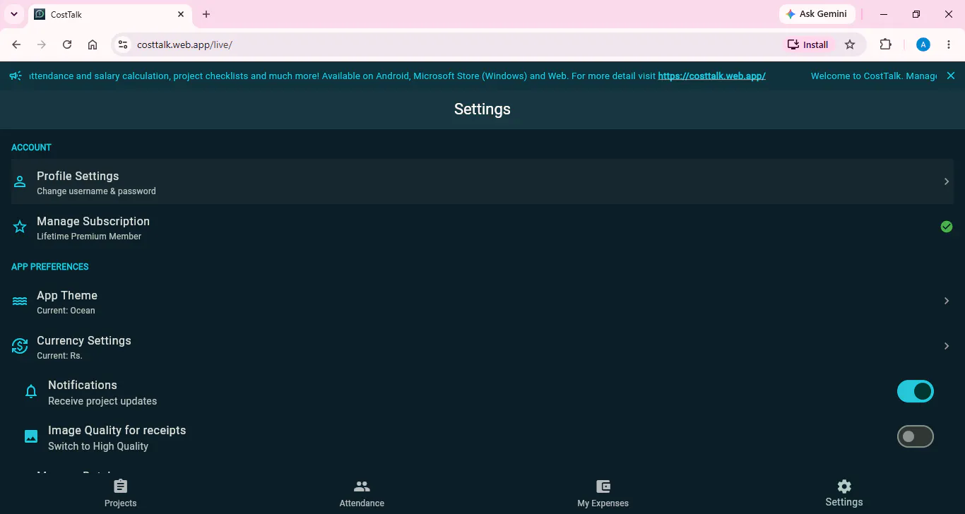 CostTalk — Team Ledger Tracker gallery image