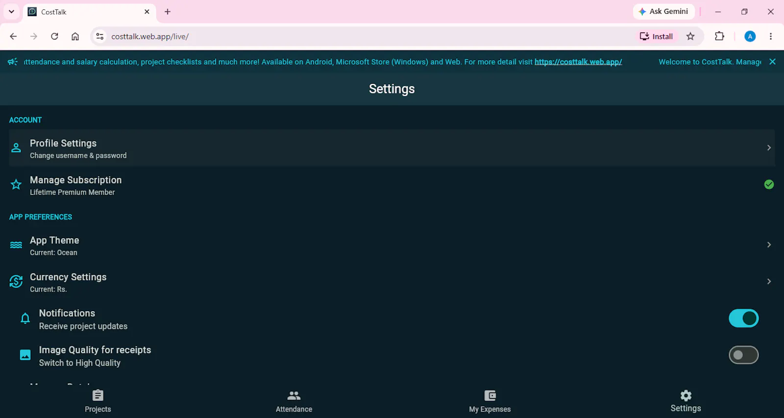 CostTalk — Team Ledger Tracker screenshot 3