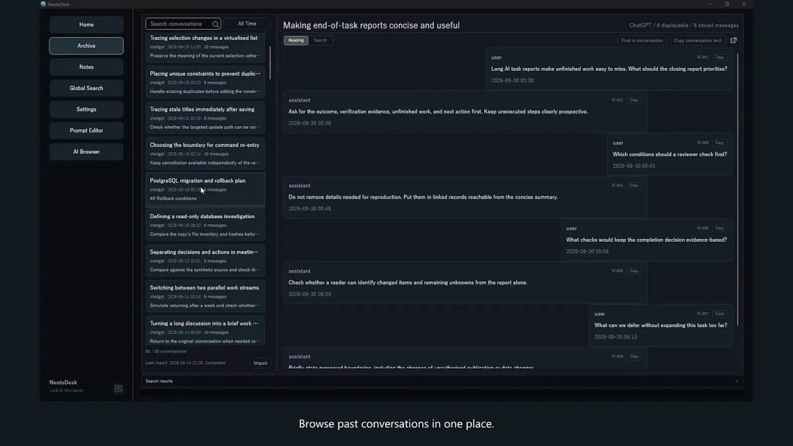 NestoDesk screenshot 1 (video preview)