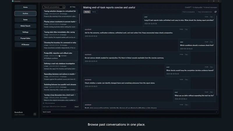 NestoDesk screenshot 1 (video preview)