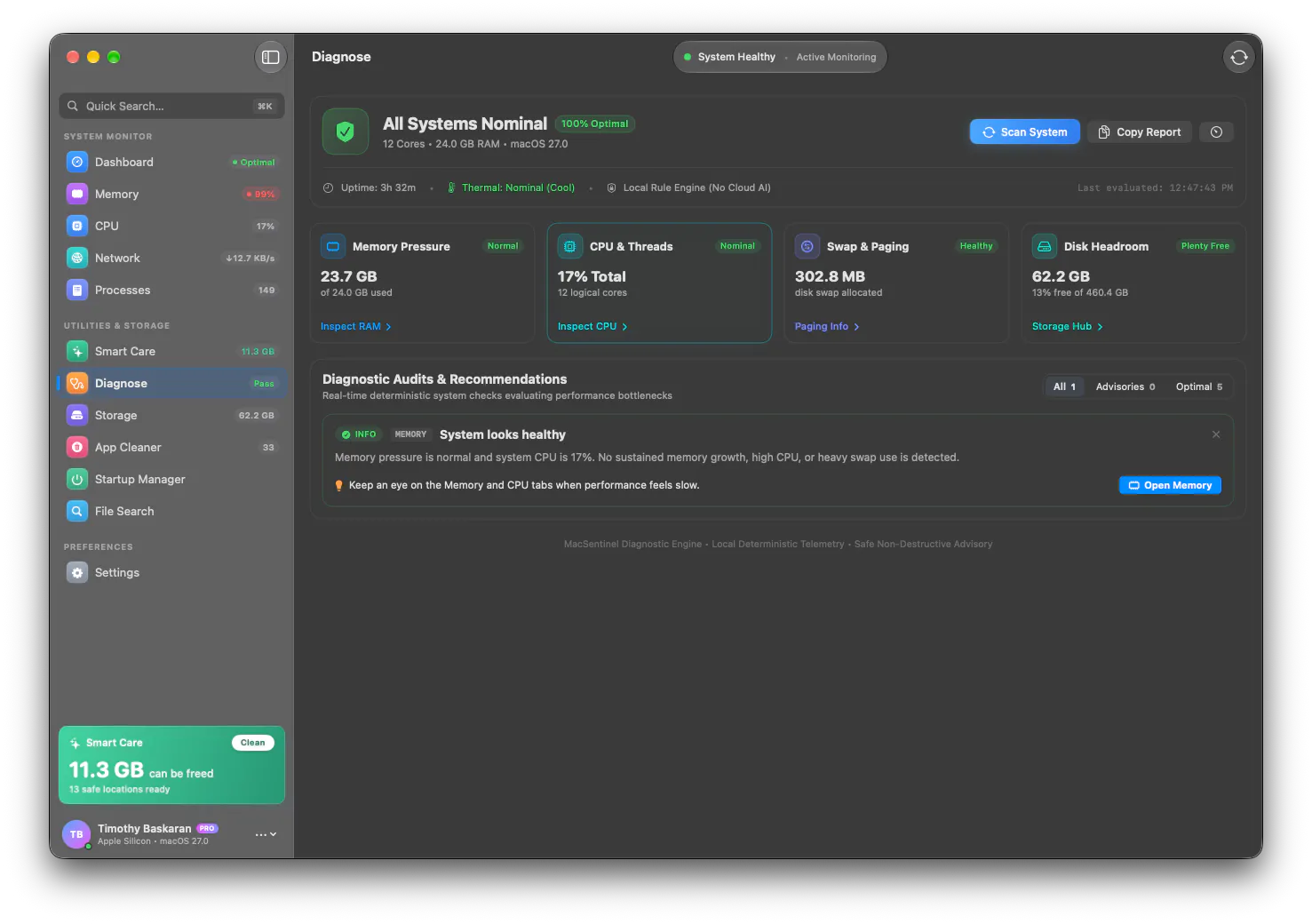 MacSentinel screenshot 2