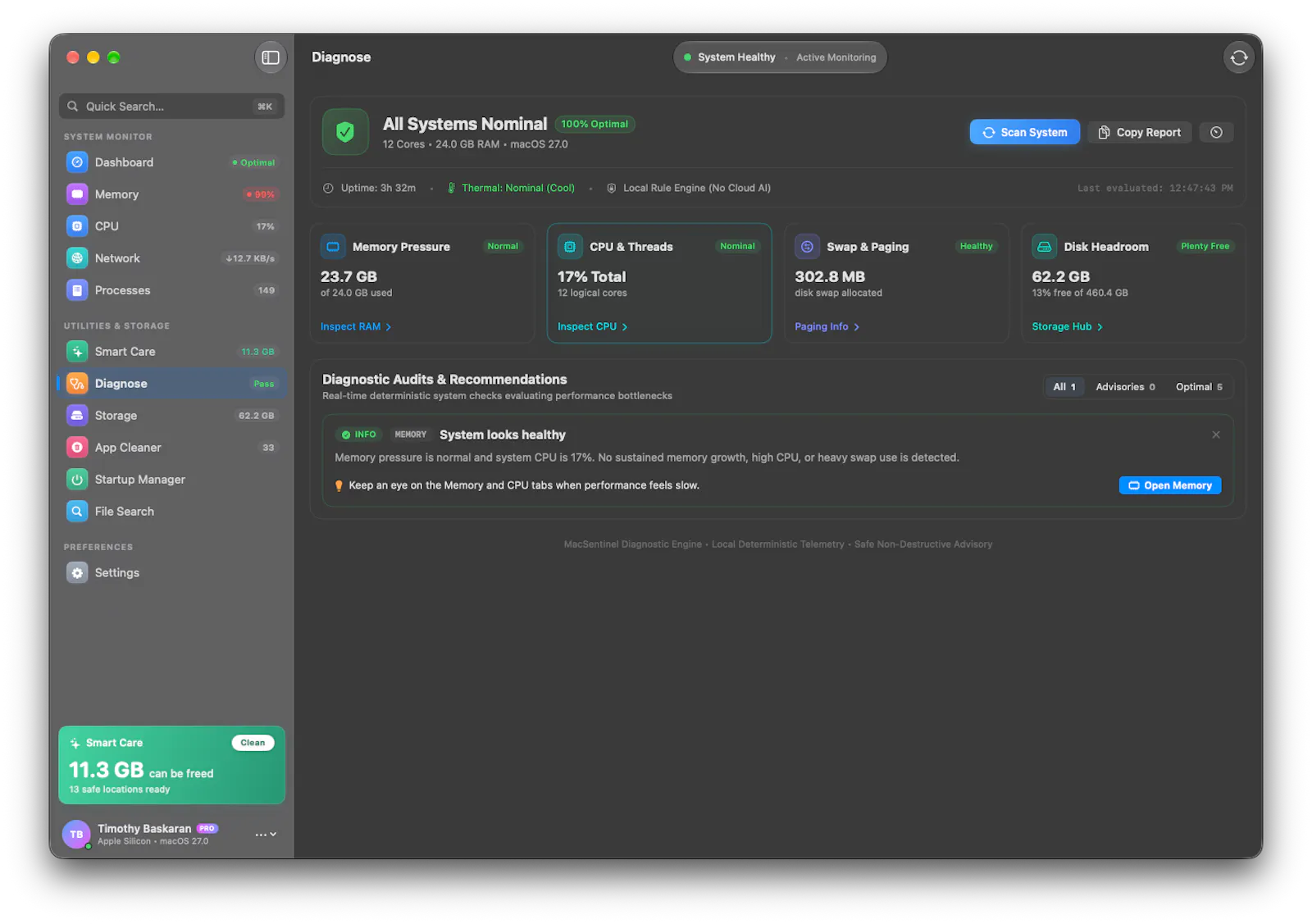 MacSentinel screenshot 2