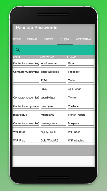 Passwords Admin gallery image
