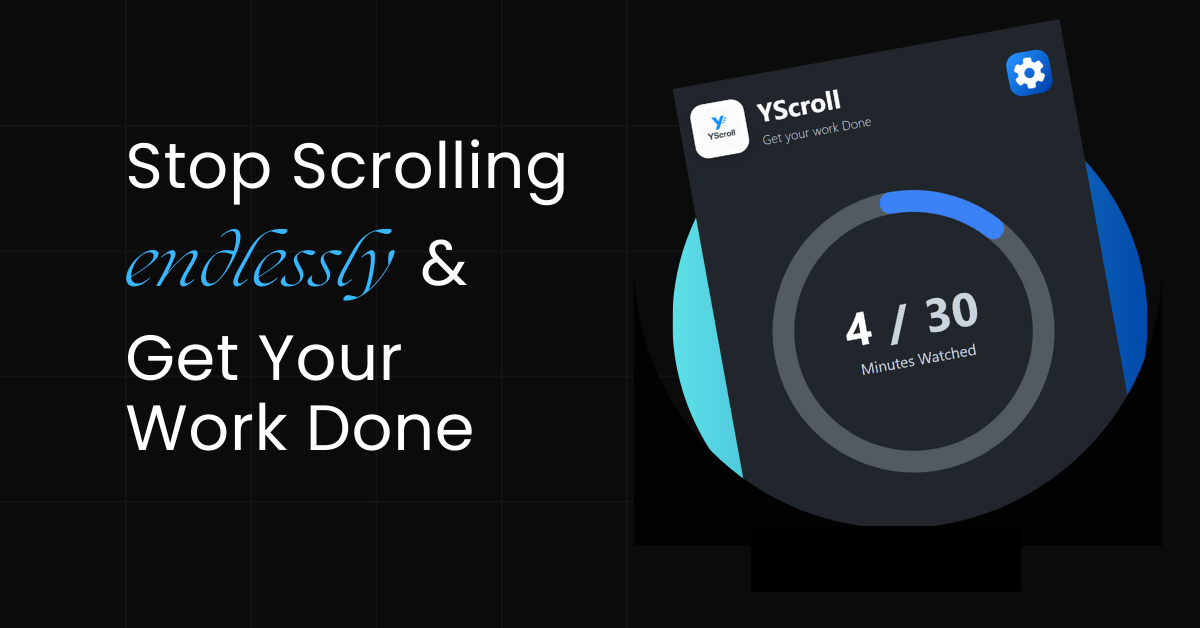 YScroll - Main product screenshot demonstrating key features and user interface