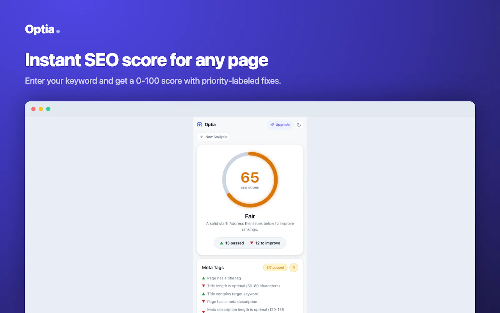Optia screenshot 4