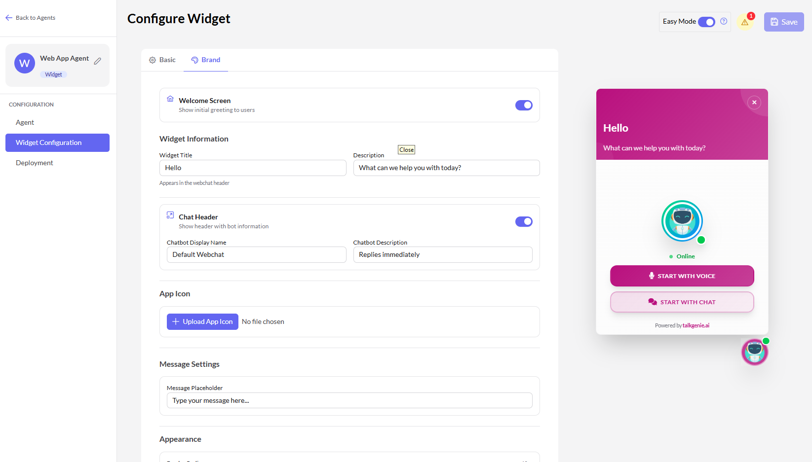 Talkgenie AI - Screenshot 2 showing product features and functionality