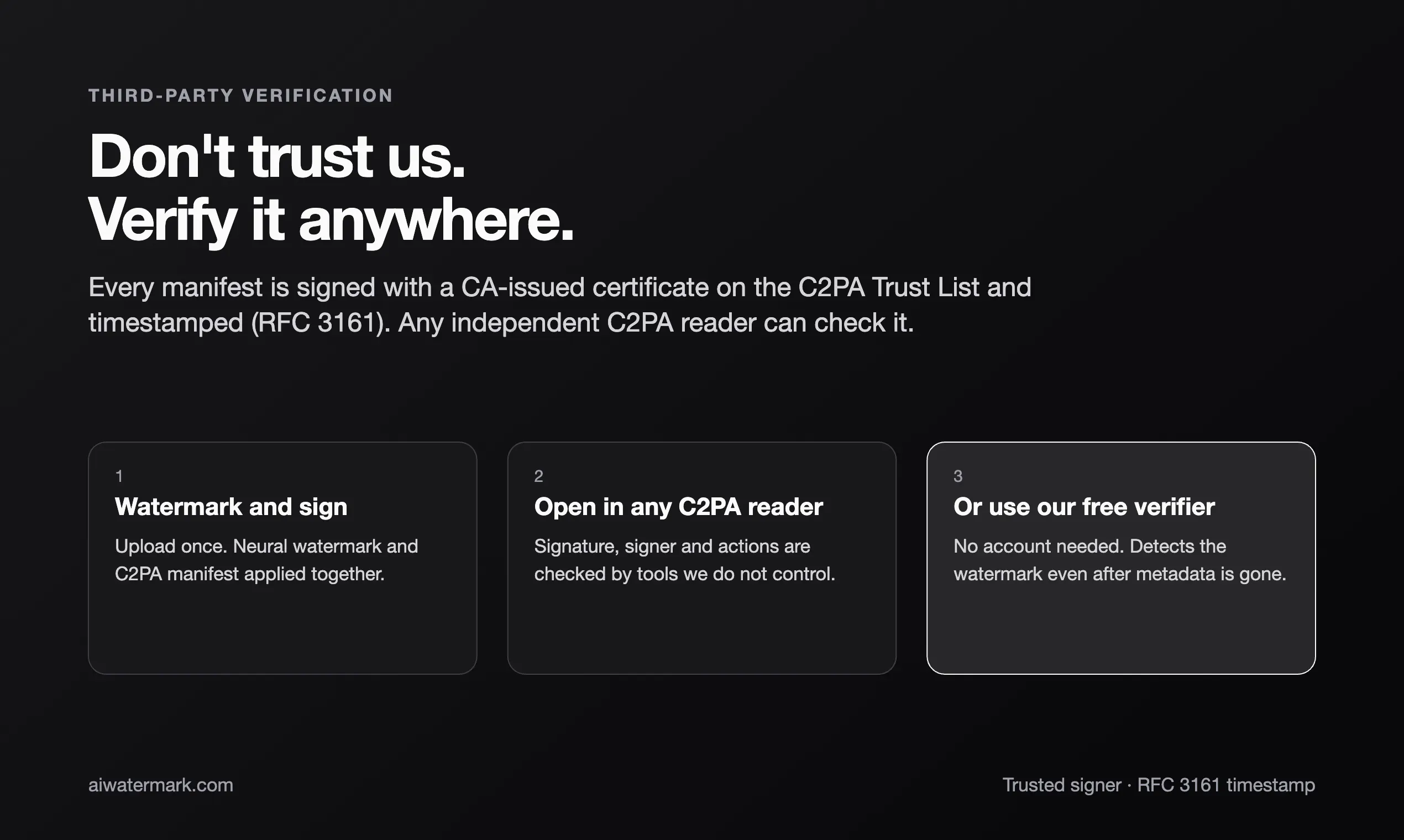 AIWatermark: C2PA Conformant gallery image