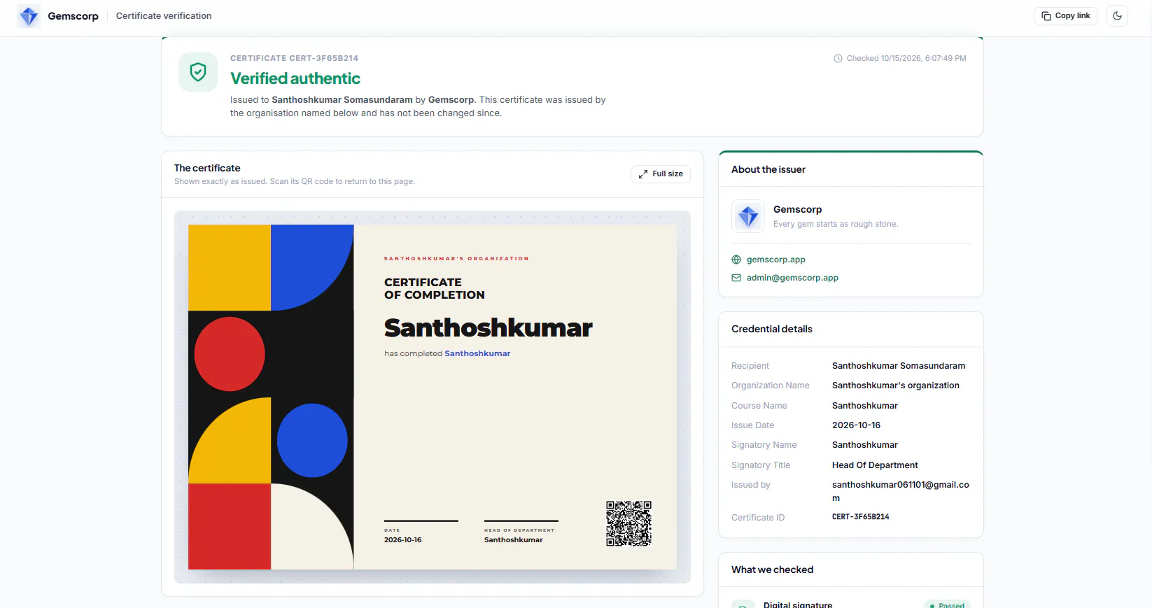 Saandru.Certificon gallery image
