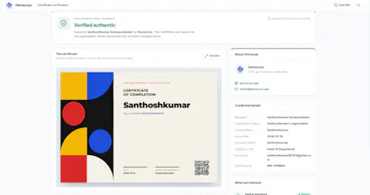 Saandru.Certificon gallery image