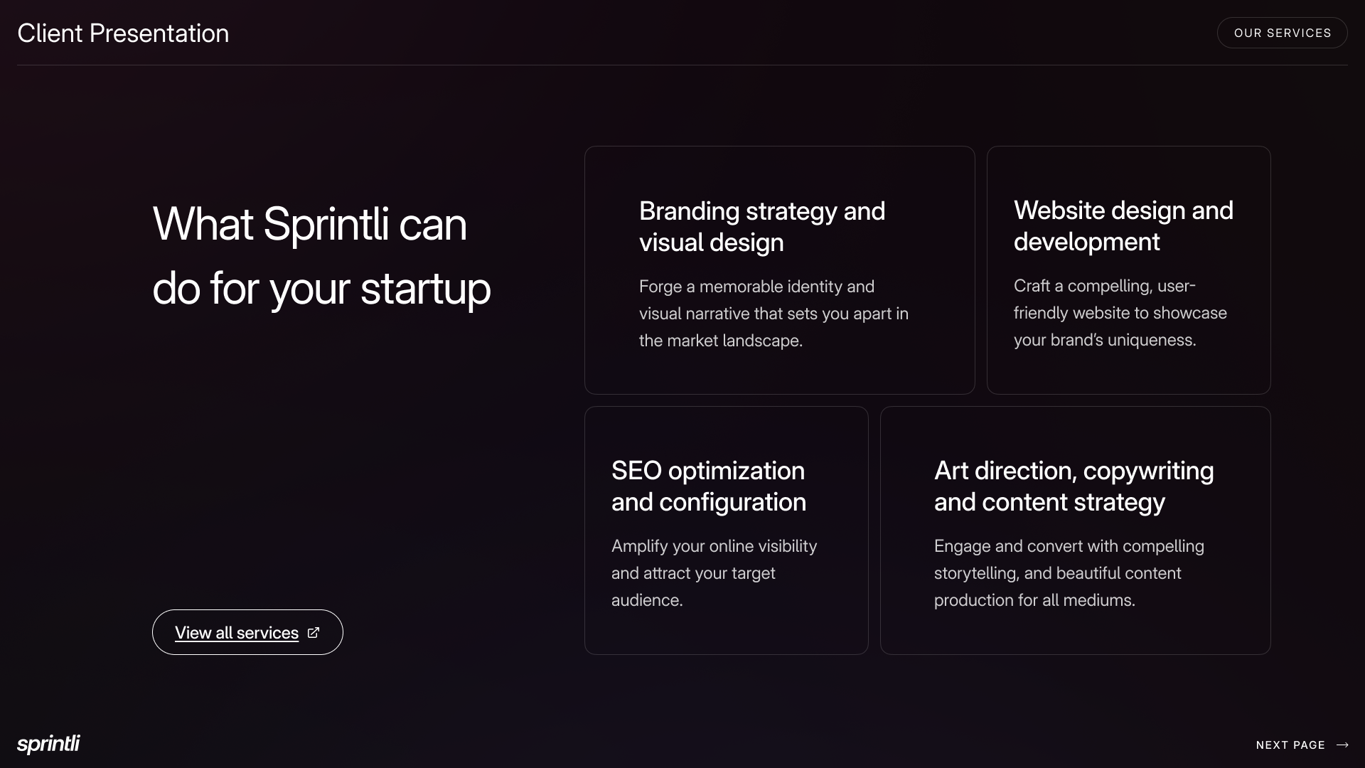 Sprintli - Unlimited creative marketing services for startups. media 7