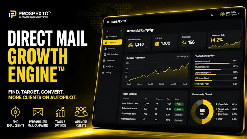 Direct Mail Growth Engine screenshot 1 (video preview)