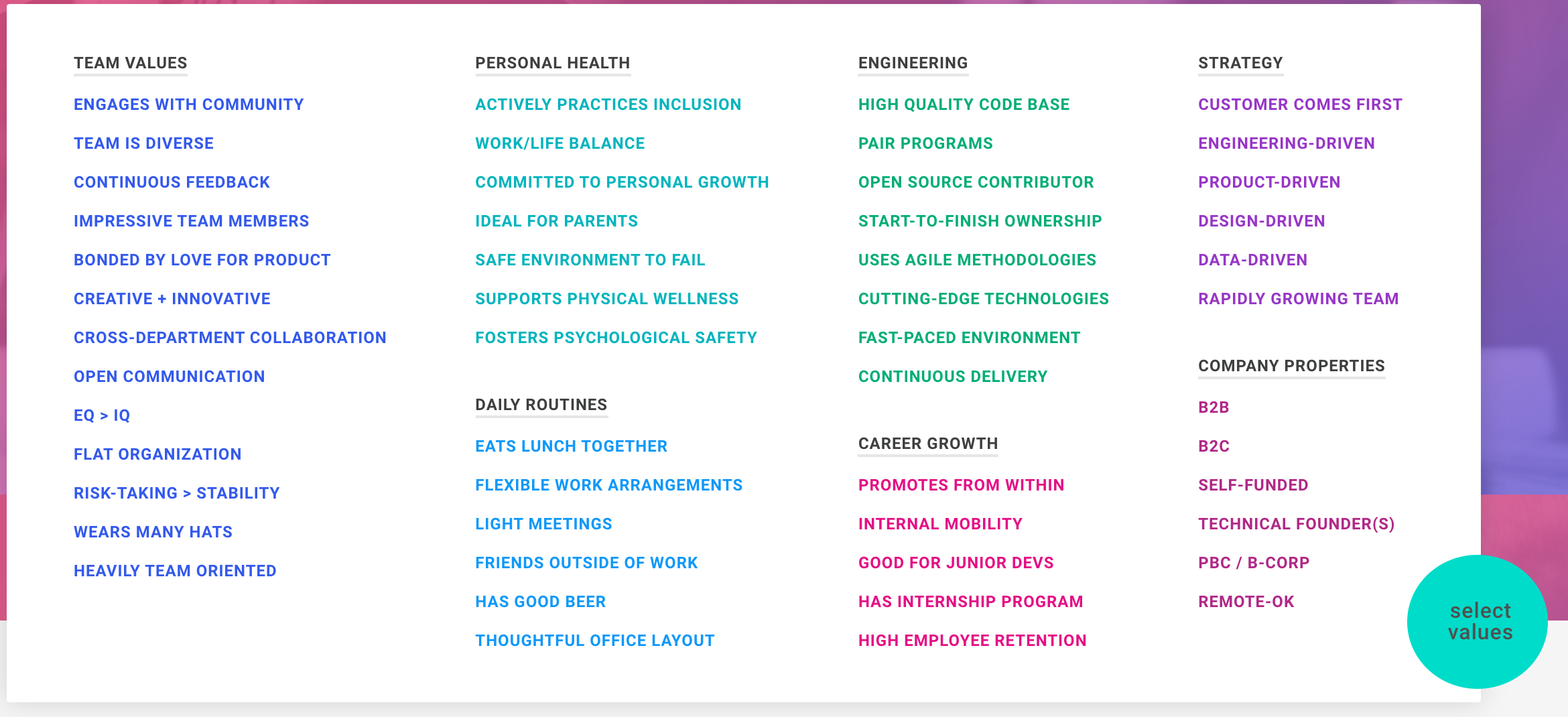 Key Values gallery image