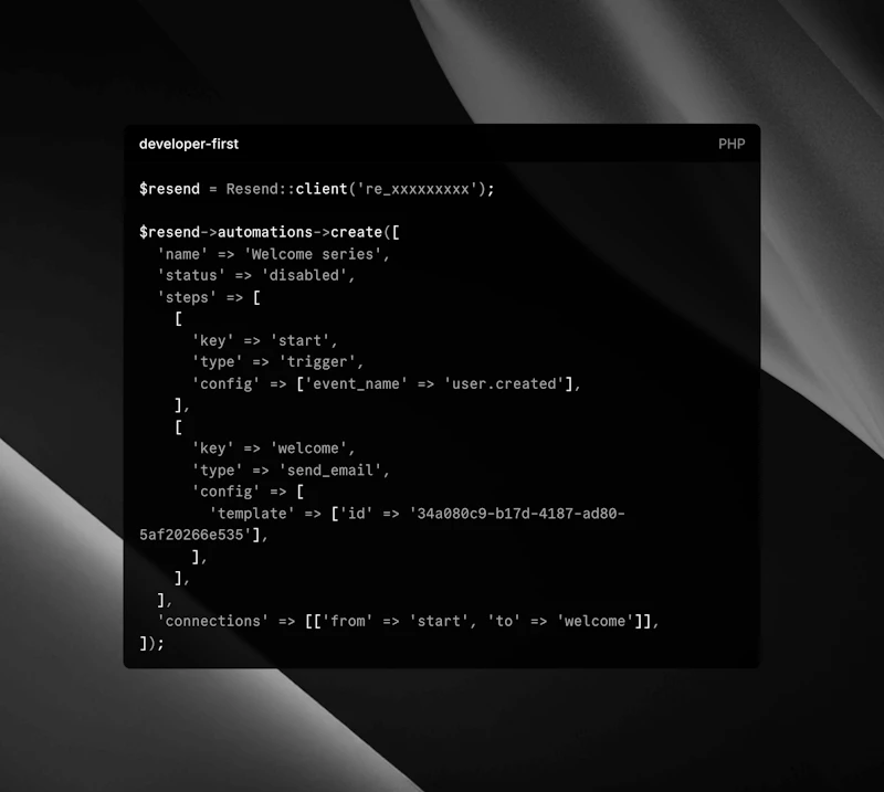 Resend Automations screenshot 3