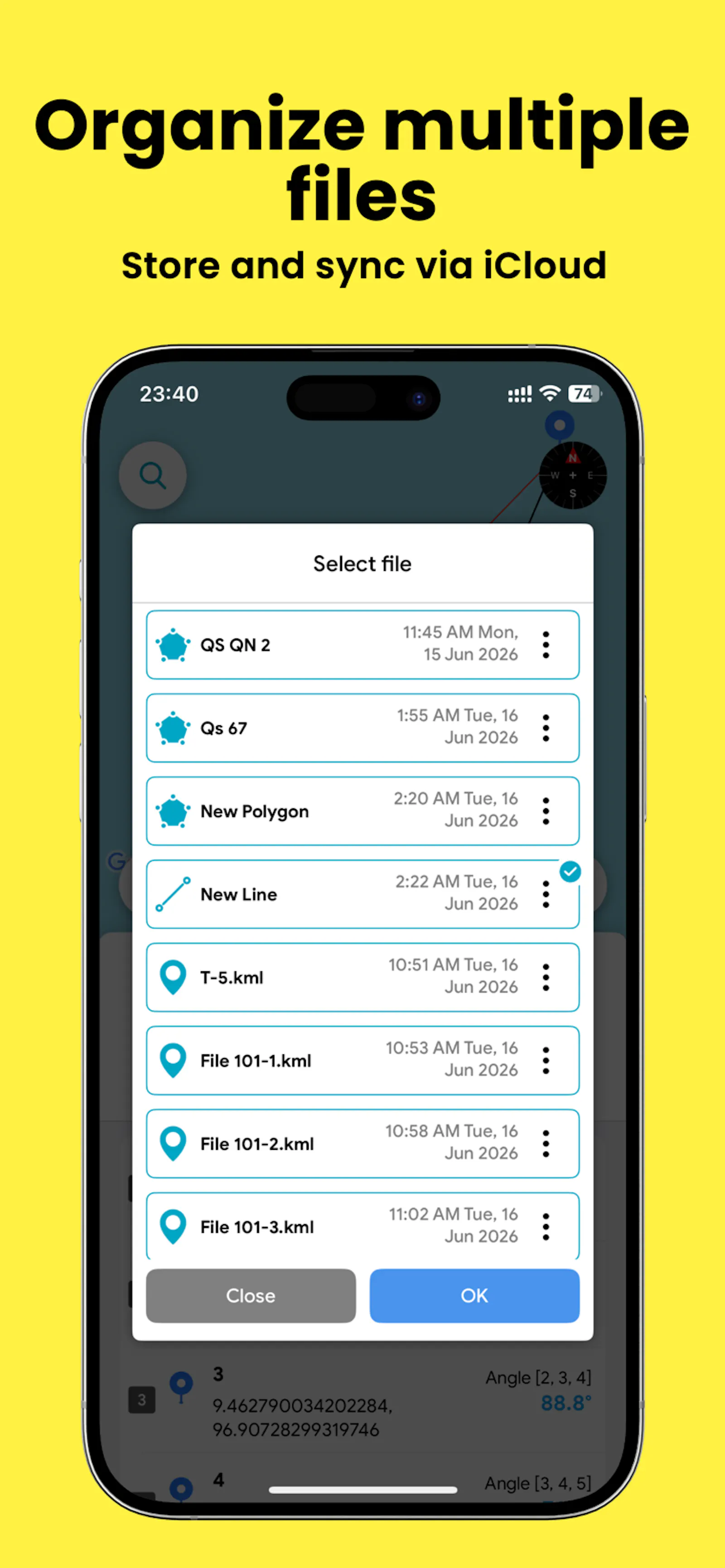 Fields Area Measure Map screenshot 5