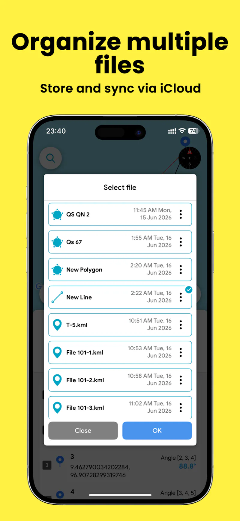 Fields Area Measure Map screenshot 5