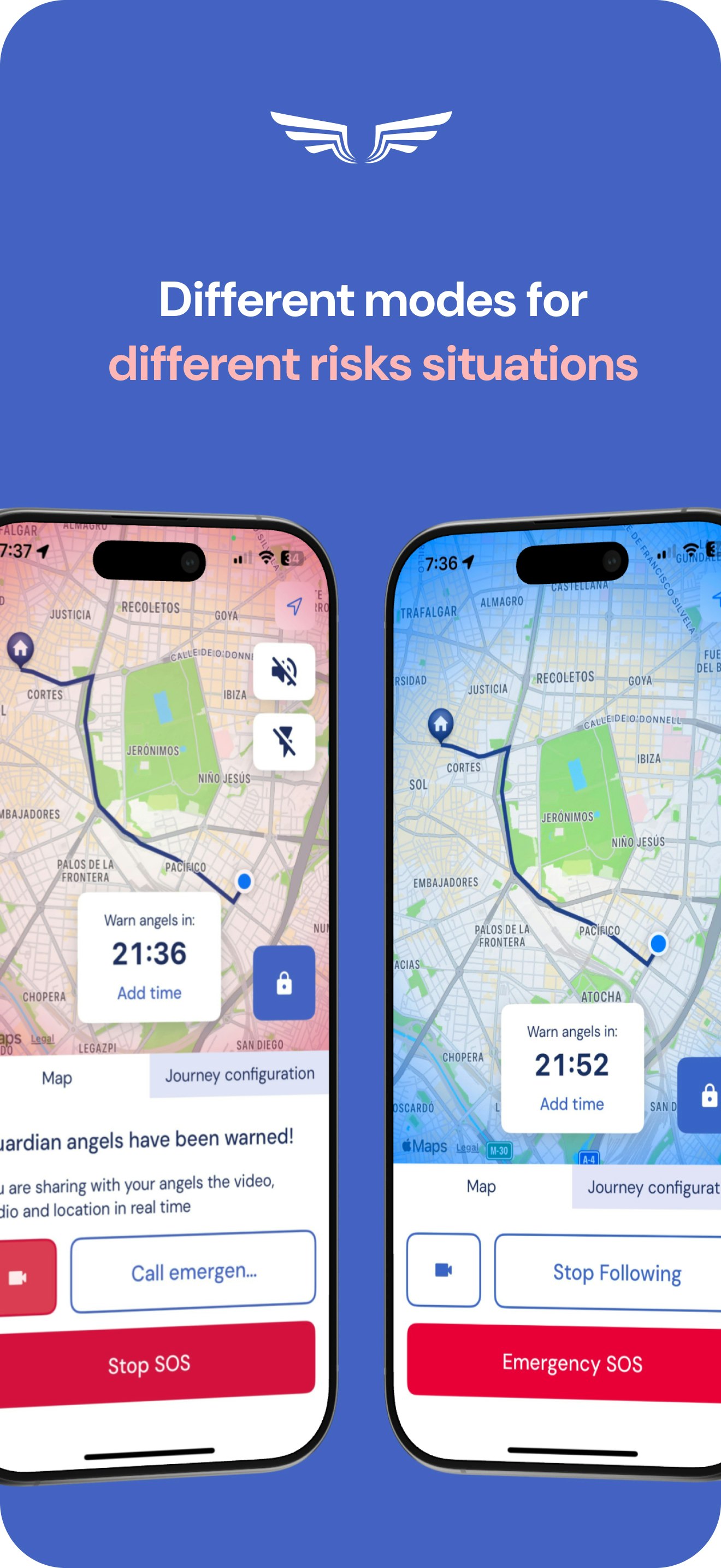 Soter App - Я построил приложение, чтобы почувствовать себя более безопасной, прогуливаясь домой ночью (iOS) медиа 4