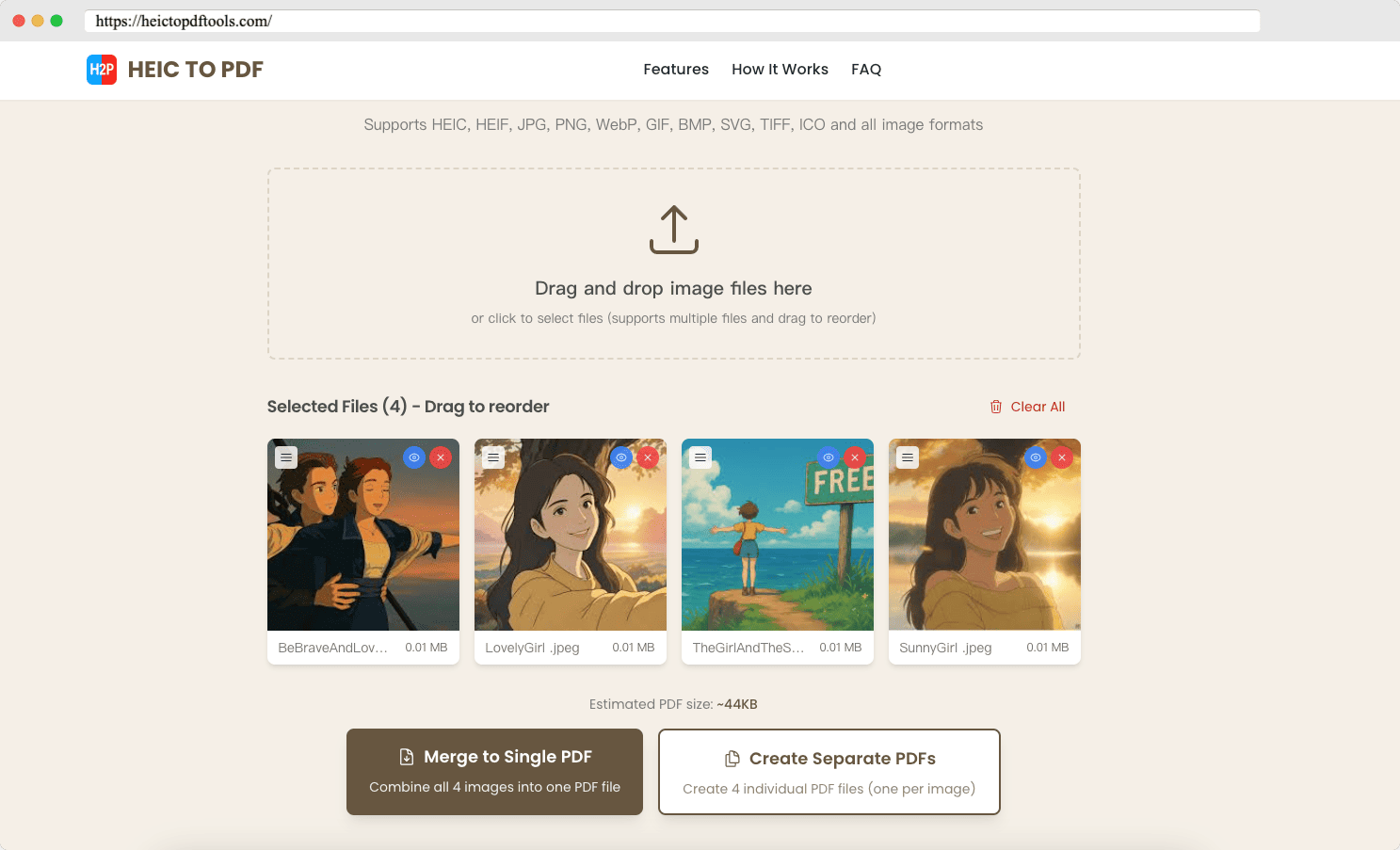 HEIC2PDF -tools - Convert Heic, PNG, JPG, SVG naar PDF - gratis, snel en veilig. media 2