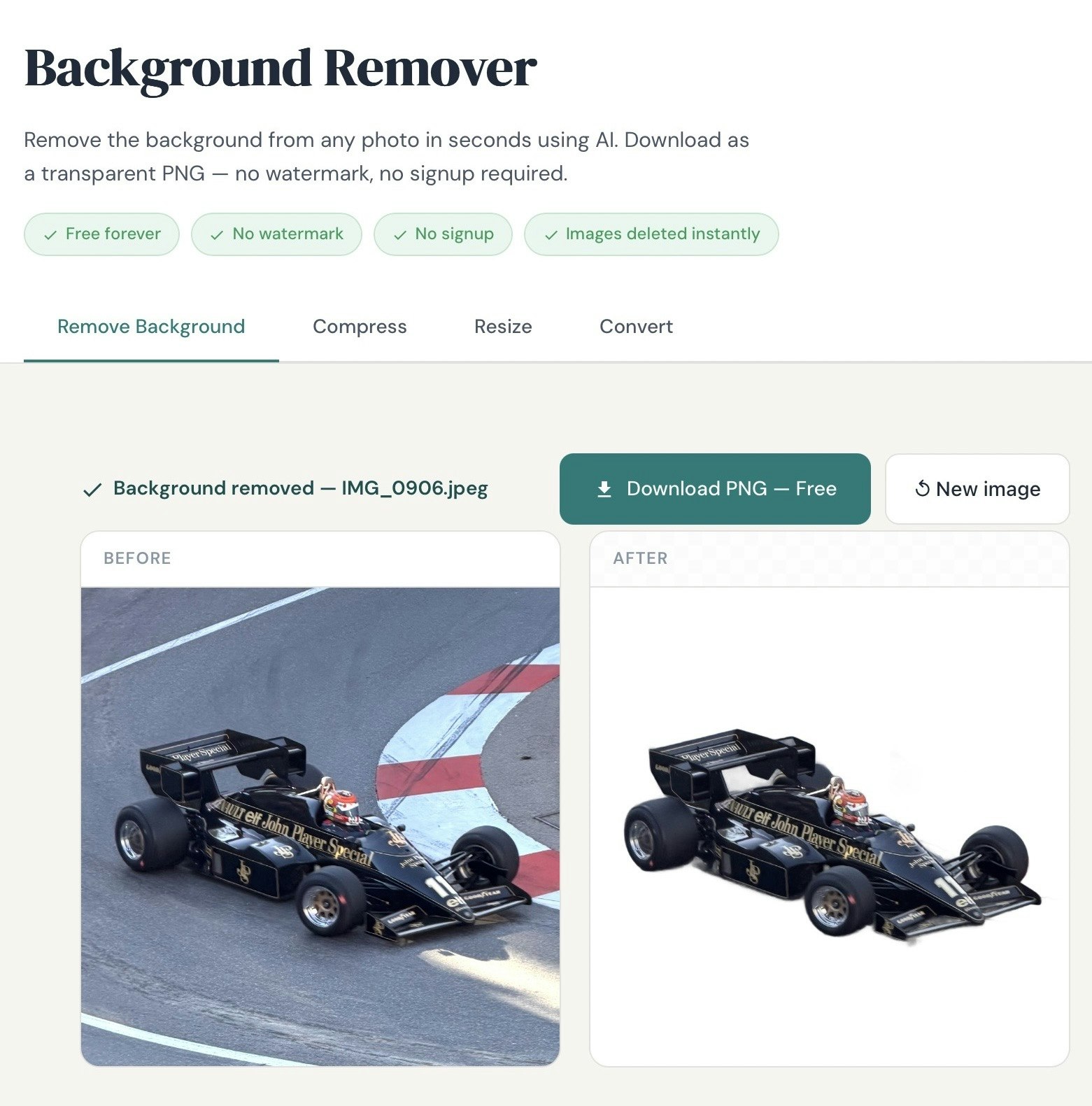 FreePhotoTools - Remove, Resize, Convert