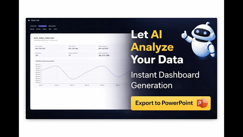 Kiolix Xel: Multi-Excel AI Agent screenshot 1 (video preview)