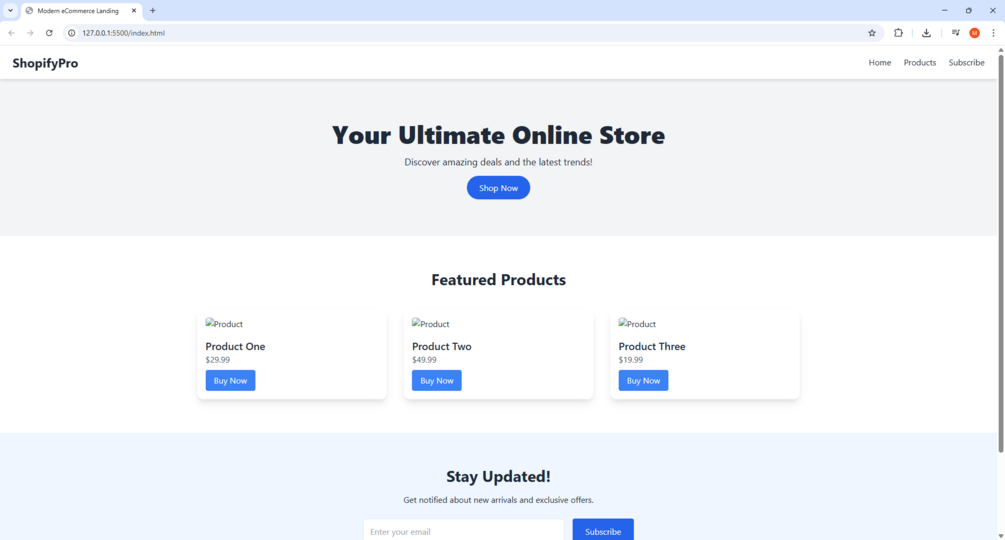 Modern HTML ve CSS Şablonu - Çarpıcı web siteleri için yeni başlangıç dostu şablon. medya 1
