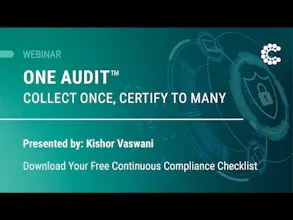 One Audit™ - Assess Once, Comply to Many gallery image