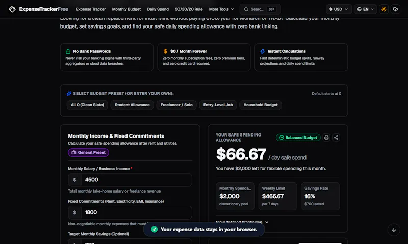 ExpenseTrackerFree screenshot 6