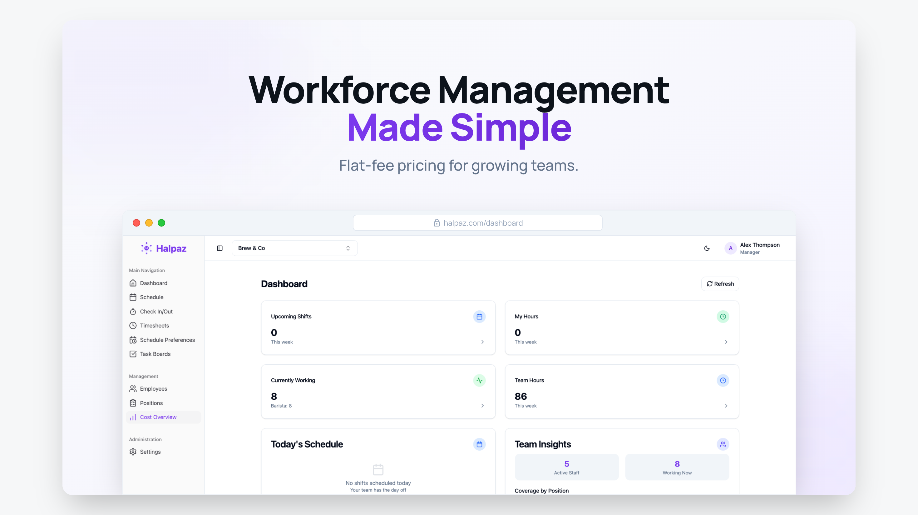 Halpaz - Main product screenshot demonstrating key features and user interface