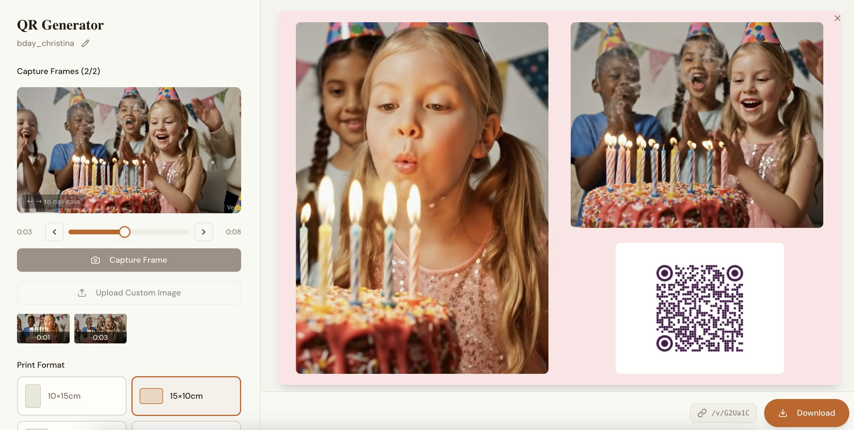 QRVid.app  gallery image