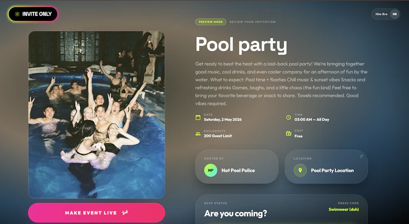 Invite Only screenshot 3