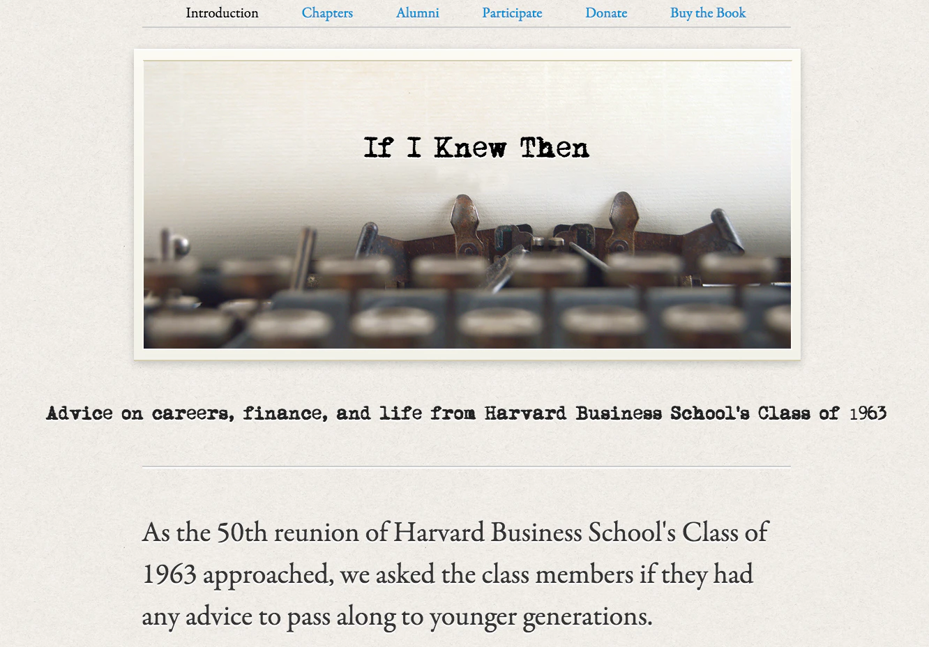 If I Knew Then (book)