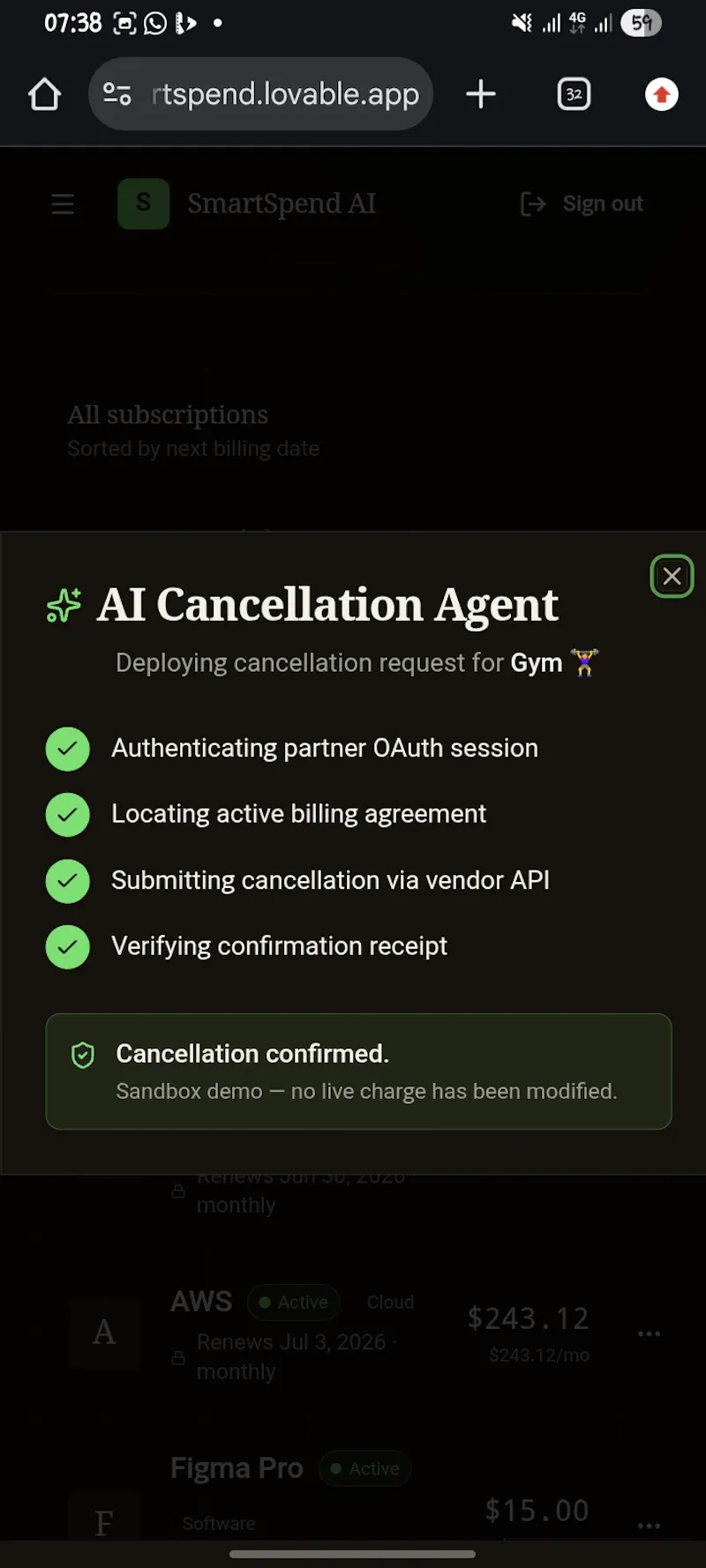 SmartSpend AI screenshot 3