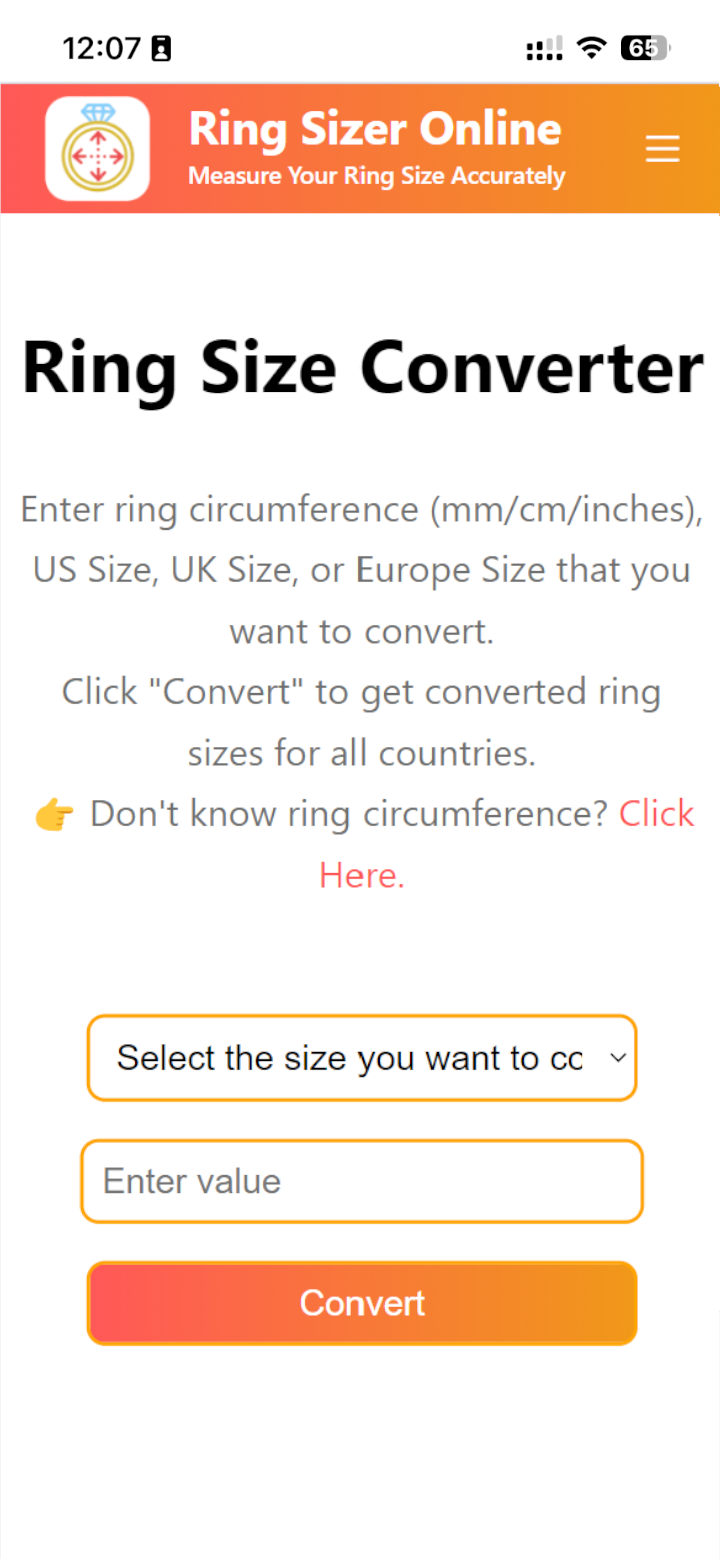 Ring Sizer Online media 2