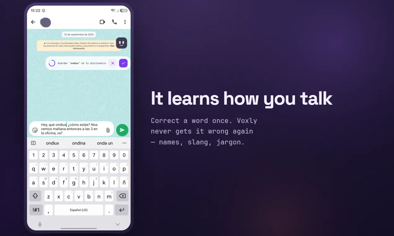 Voxly - Real IA Dictation gallery image