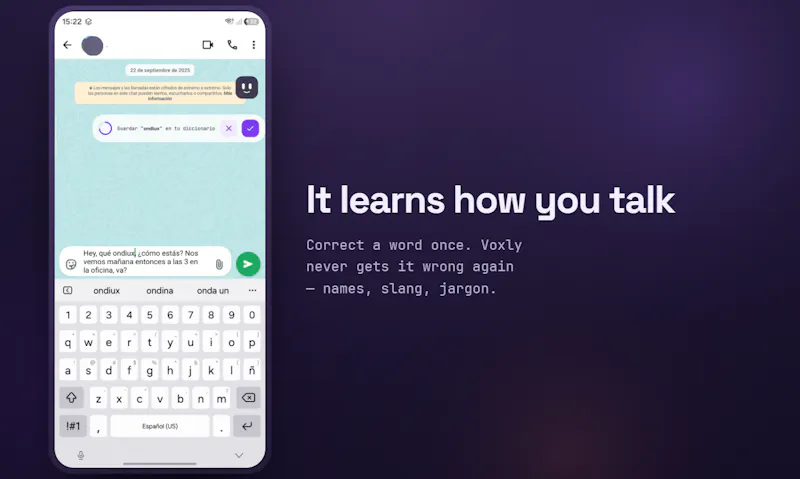 Voxly - Real IA Dictation screenshot 2