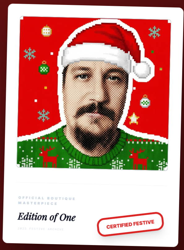 X-Mas Avatar  - Product Hunt launch logo and brand identity