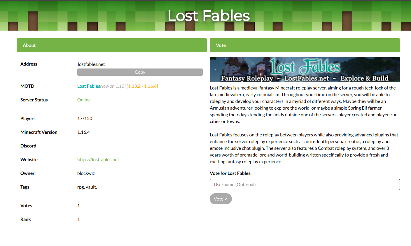 Minecraft Server Advertising gallery image