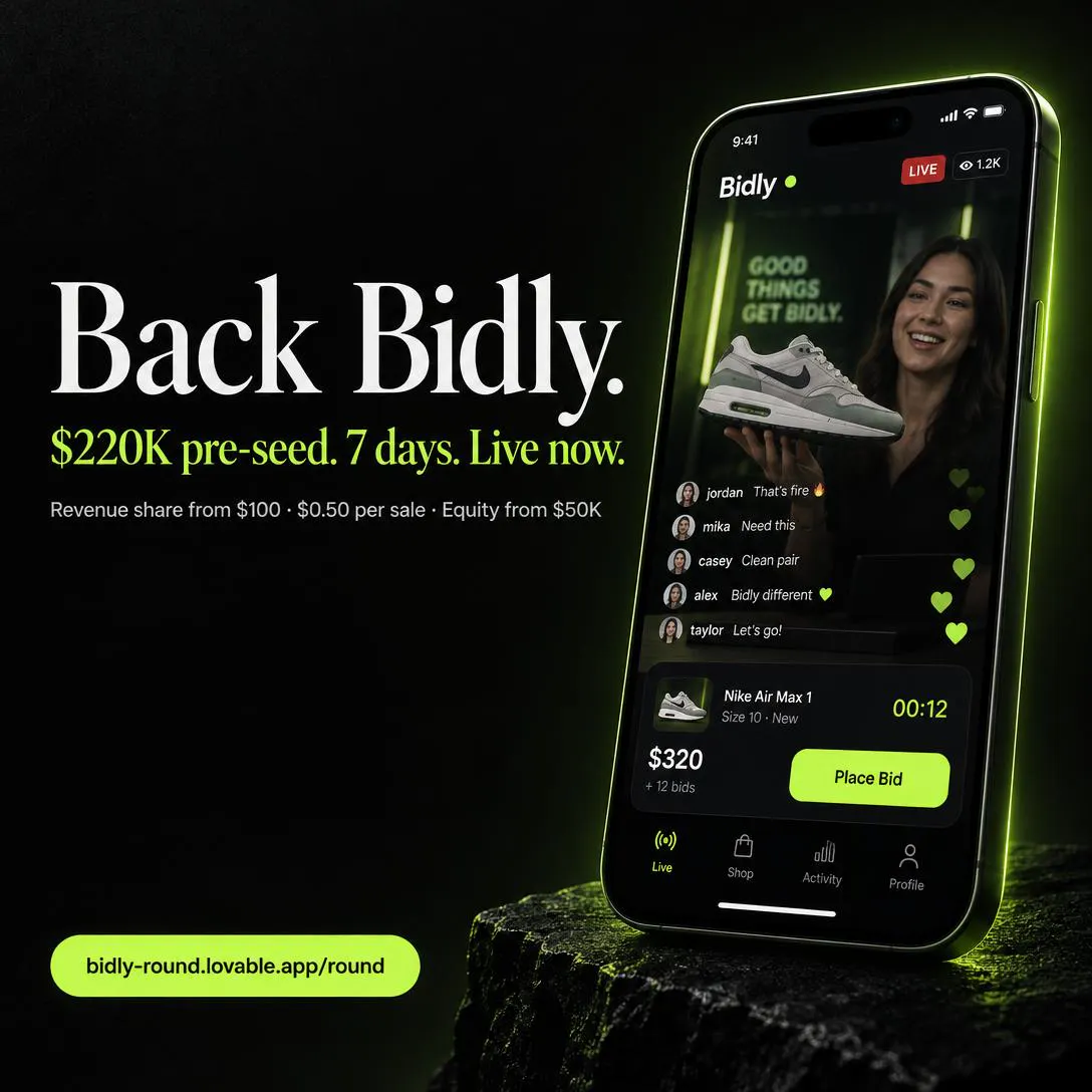 Back Bidly — Pre-seed gallery image